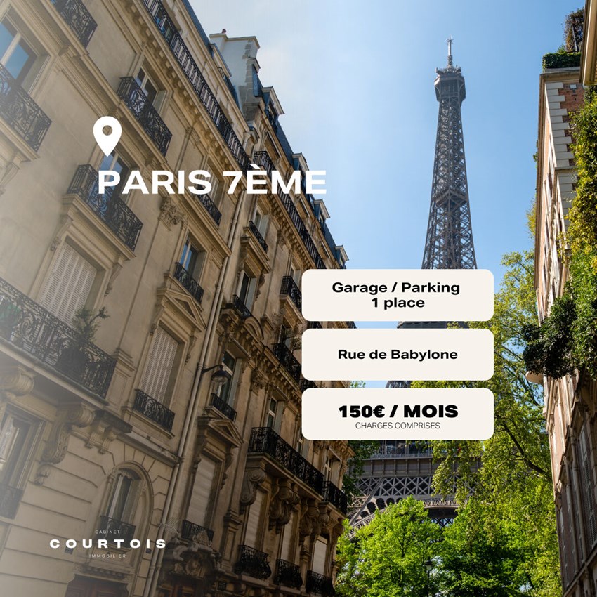 Garage/parking 1 place Paris 7ème