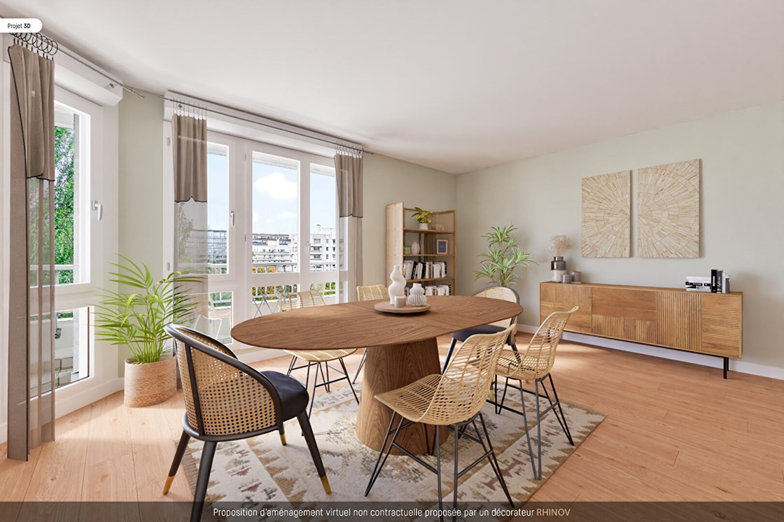 Issy-les-Moulineaux- Grand 2 pièces avec balcon et parking