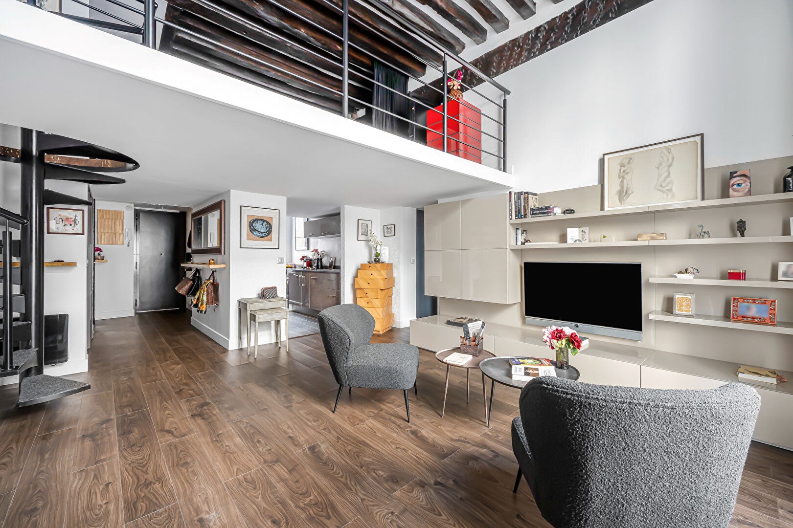 Rue Charlot -  Appartement au sein d'un Hôtel Particulier du XVIIIe siècle