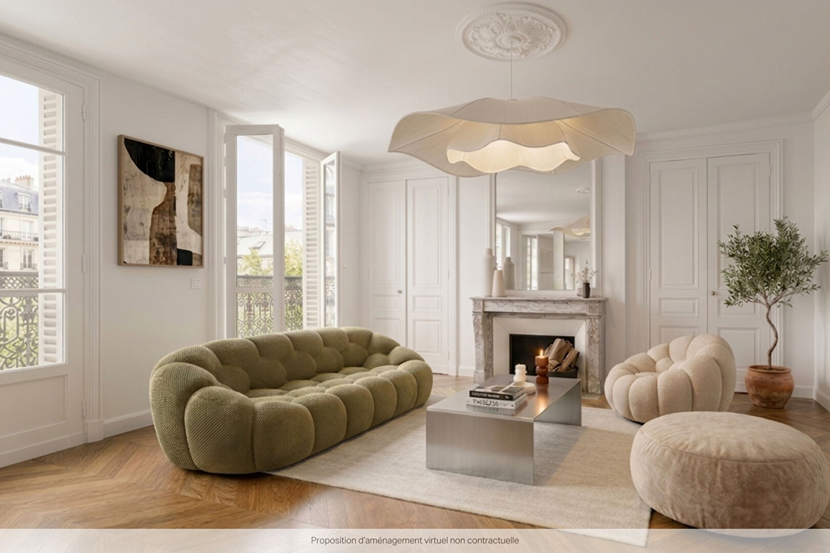 Arts-et-Métiers - Appartement 105m² avec balcon - Immeuble haussmanien