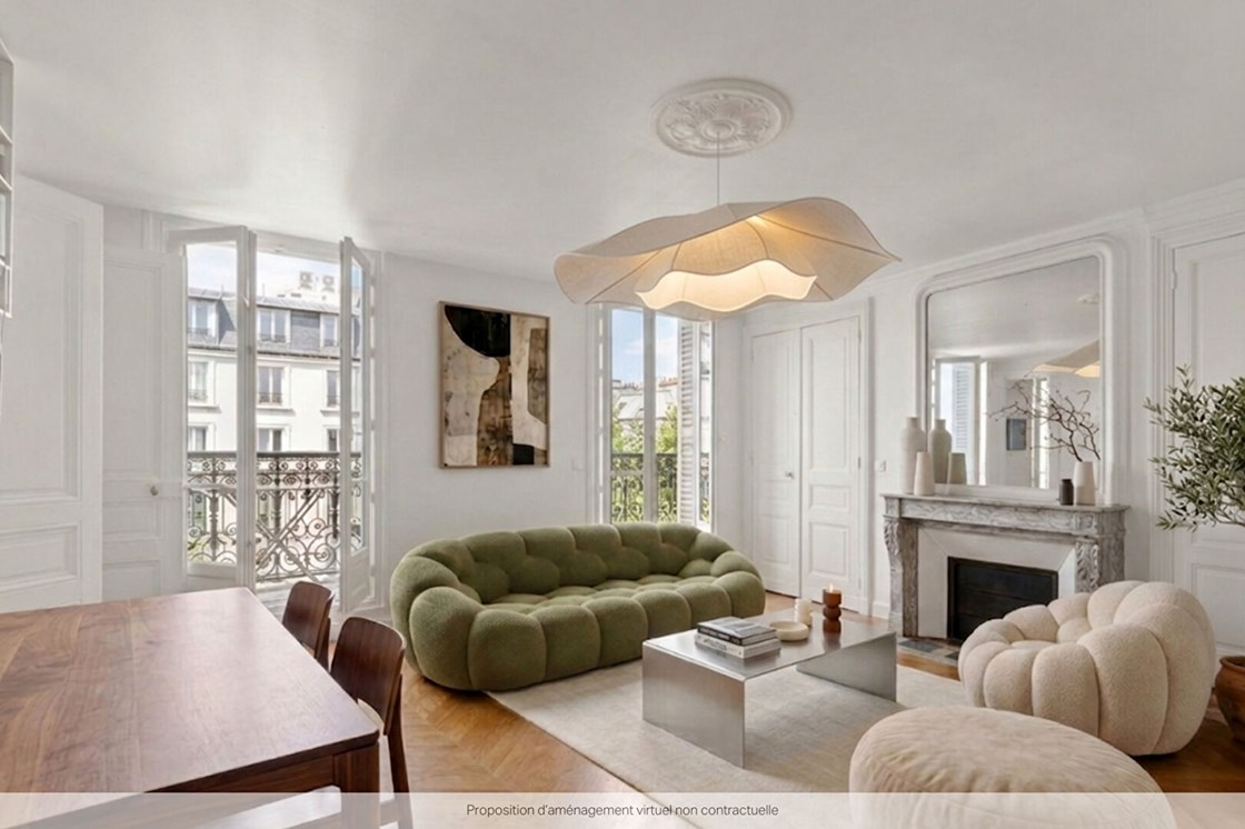 Arts-et-Métiers - Appartement 105m² avec balcon - Immeuble haussmanien