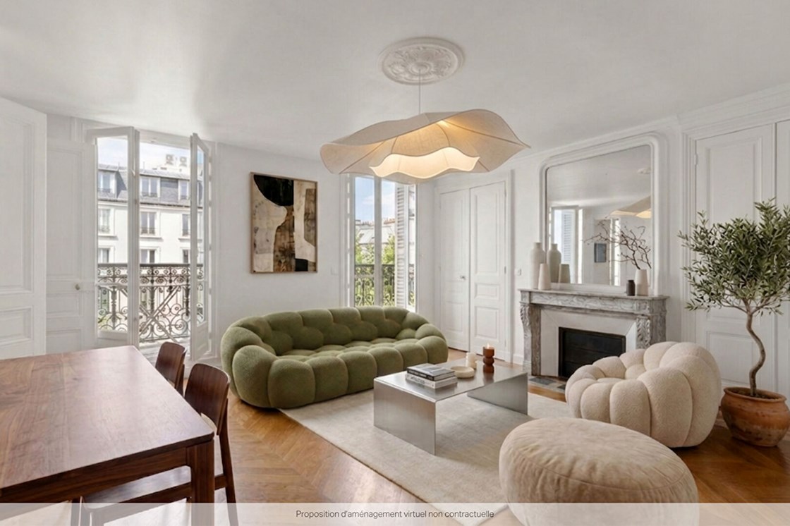 Arts-et-Métiers - Appartement 105m² avec balcon - Immeuble haussmanien