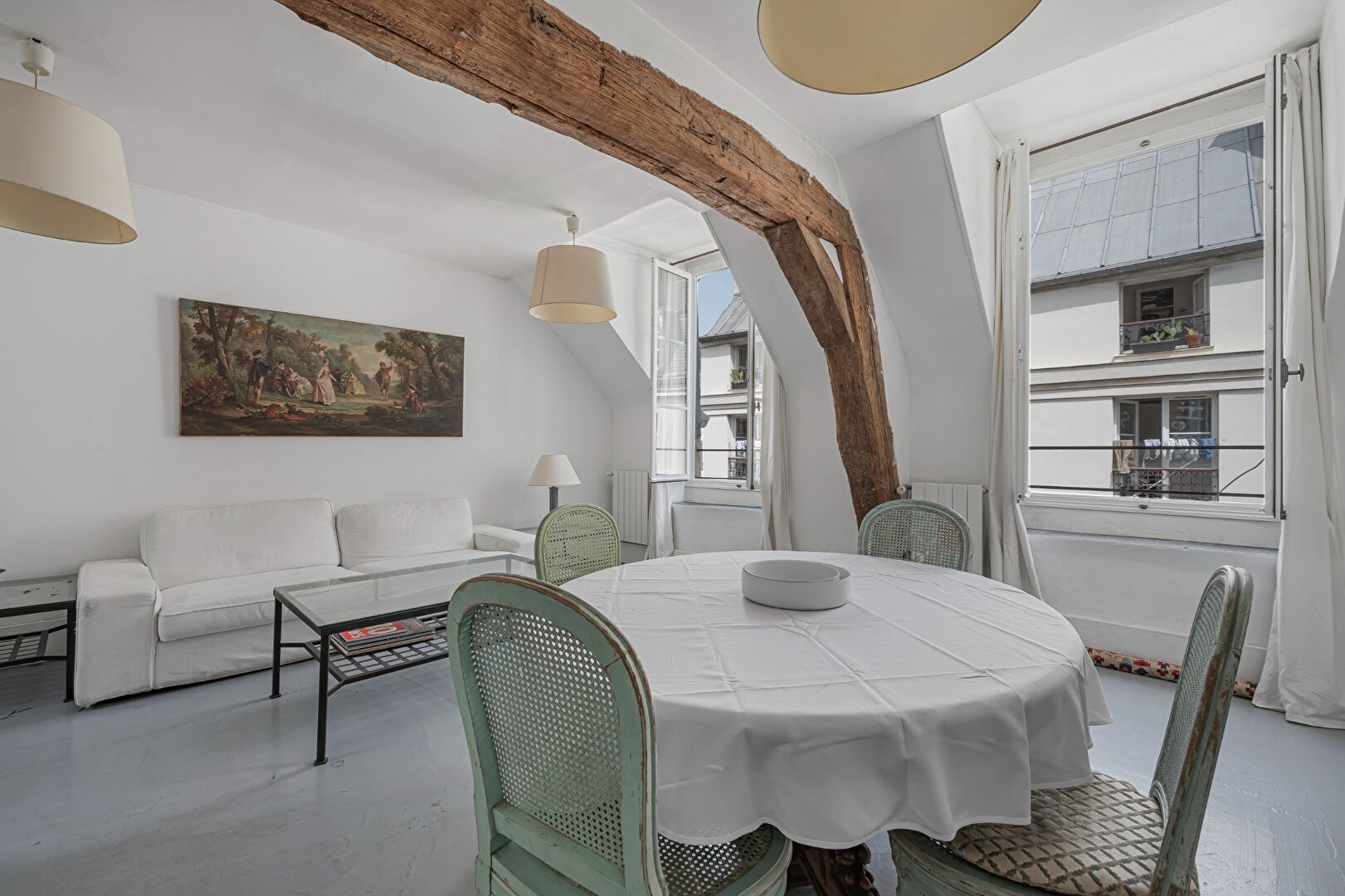 Entre la place des Vosges et la rue de Bretagne - Dernier étage - Appartement ensoleillé à l'esprit maison de campagne