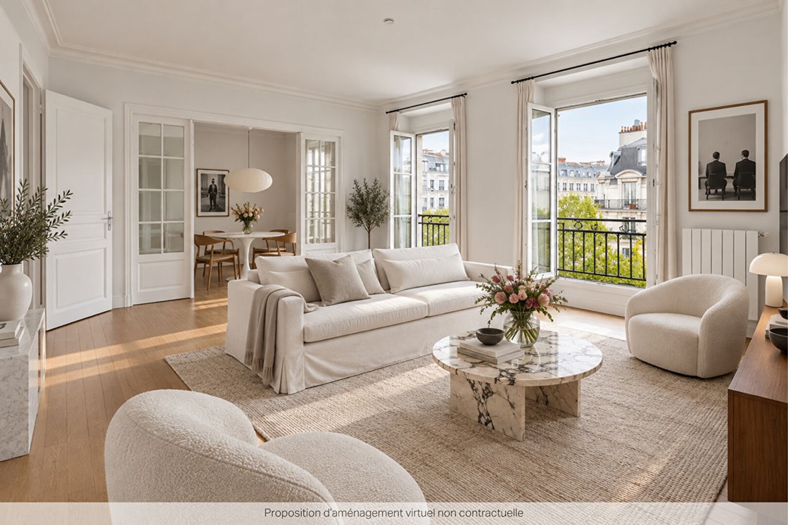 Invalides- Appartement familial 5 pièces- Dernier étage