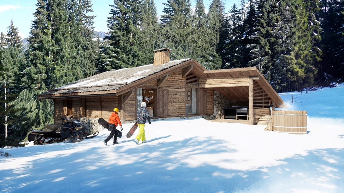 Un alpage authentique à 80 m des pistes, réhabilité sur mesure dans un cadre naturel unique