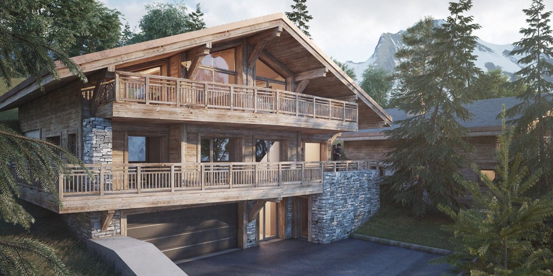 CHALET LUXUEUX 4 CHAMBRES - VUE DEGAGEE