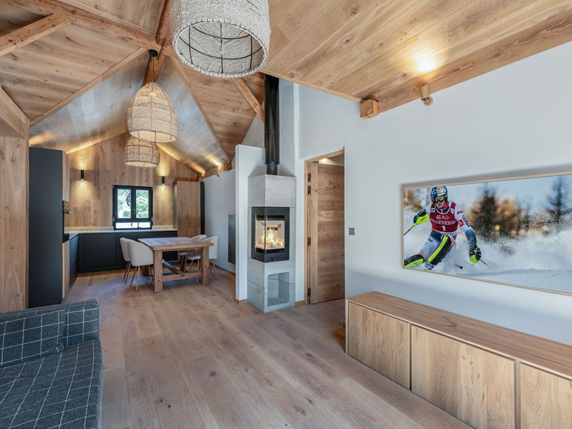 Appartement T4 lumineux avec entrée privative - Dernier étage, Megève