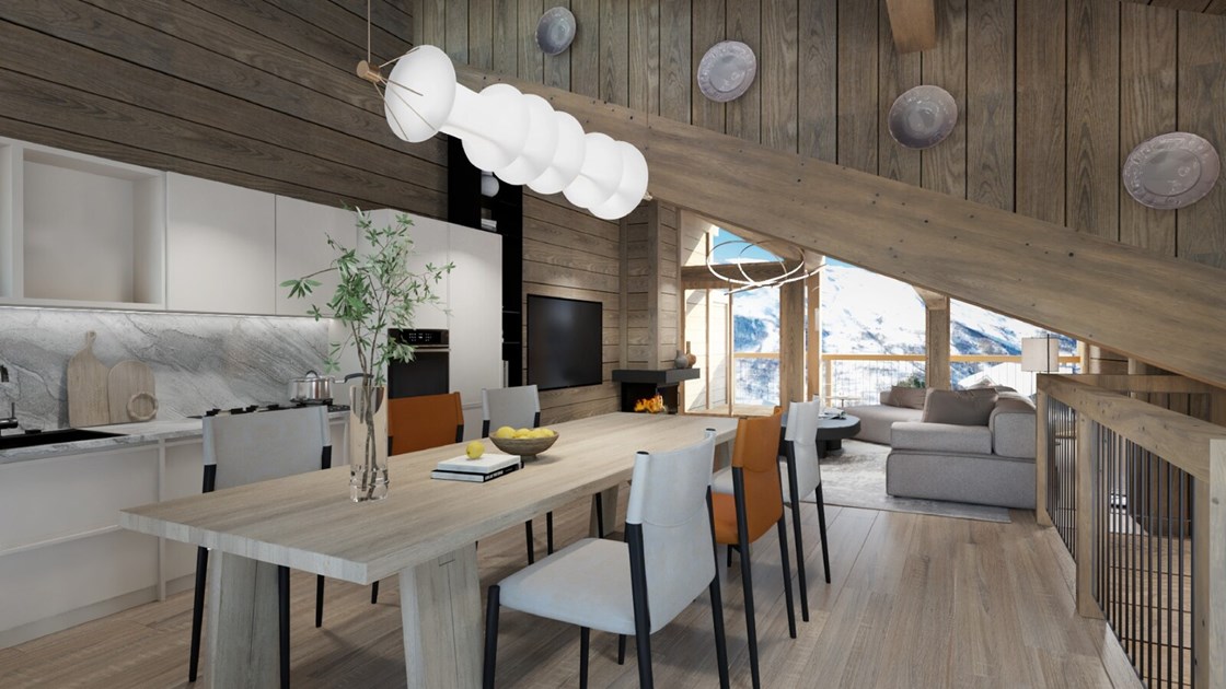 DEMI-CHALET SKI IN/SKI OUT