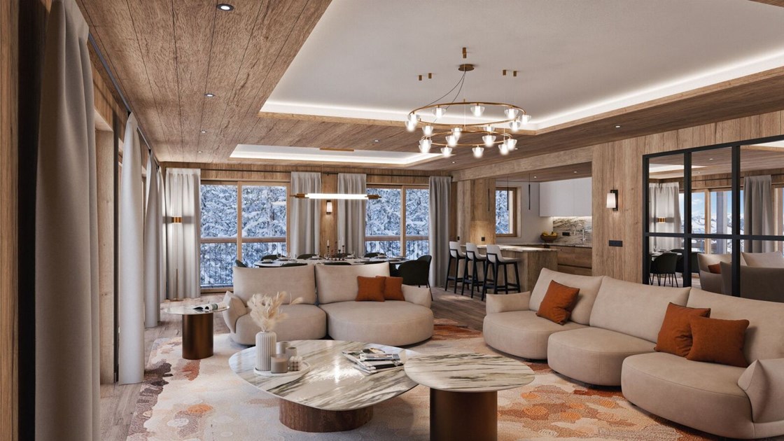 APPARTEMENT D'EXCEPTION SKIS AUX PIEDS AVEC SAUNA