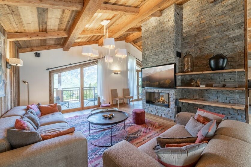 Chalet neuf avec vue montagne
