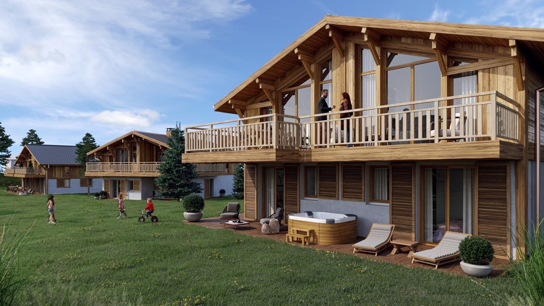 GRAND CHALET AVEC VUE MONTAGNE