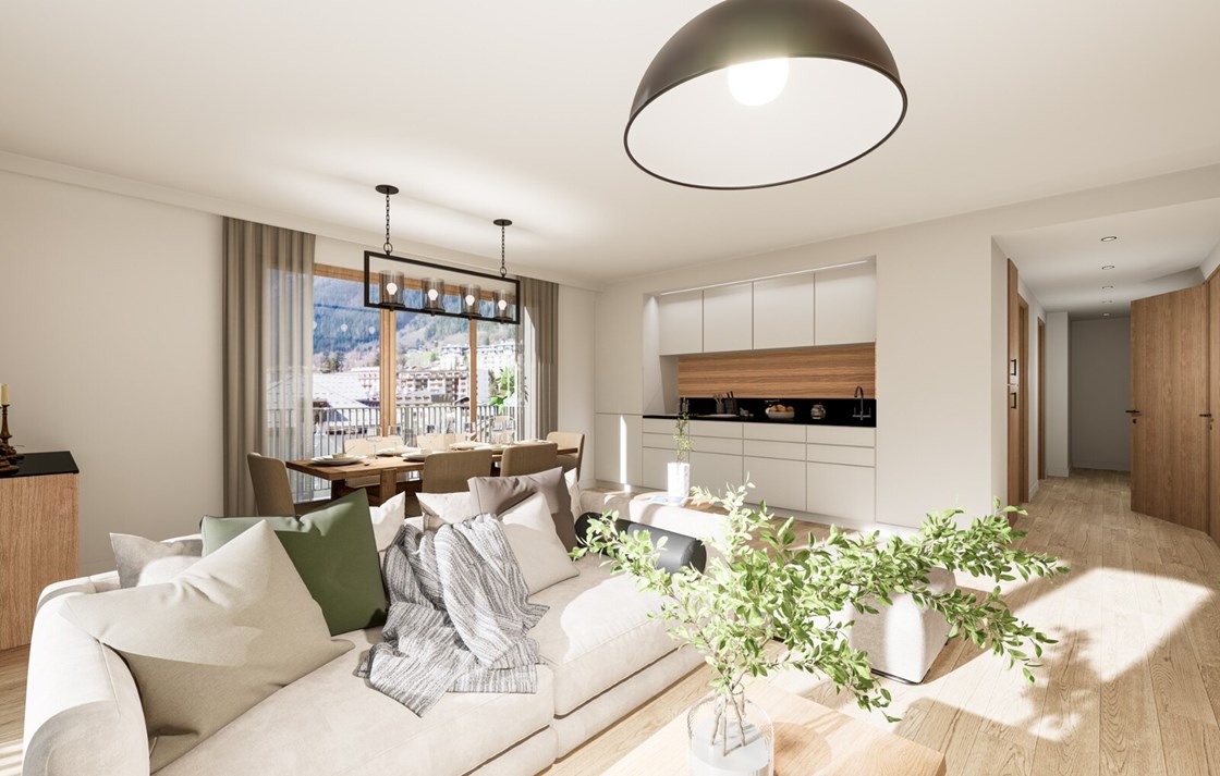 BEL APPARTEMENT 2 CHAMBRES AU TROISIEME ETAGE D'UNE RESIDENCE NEUVE